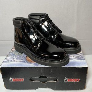 Rocky Men's 6 Inch Professional Dress 500-8 Work Boot Black Size 8M NEW